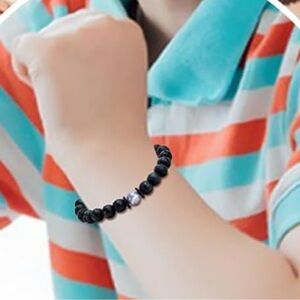 To My Son Black Bracelet